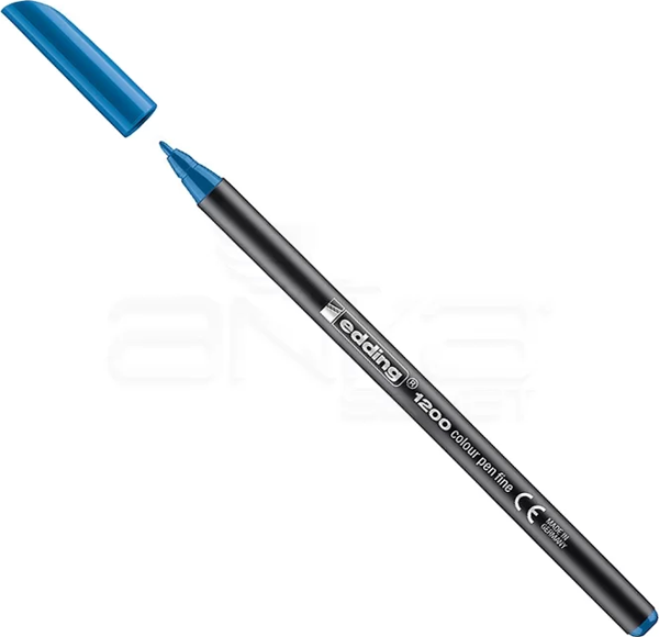 Edding 1200 İnce Uçlu Keçeli Kalem 1mm 010 Açık Mavi - Image 1