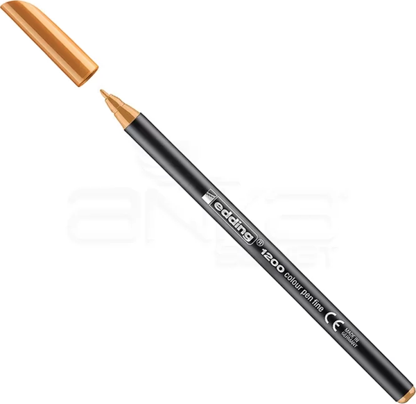 Edding 1200 İnce Uçlu Keçeli Kalem 1mm 016 Açık Turuncu - Image 1