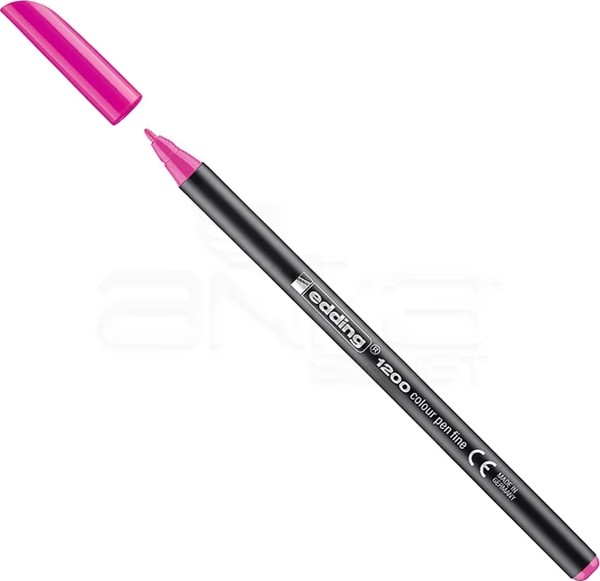 Edding 1200 İnce Uçlu Keçeli Kalem 1mm 069 Fosforlu Pembe - Image 1