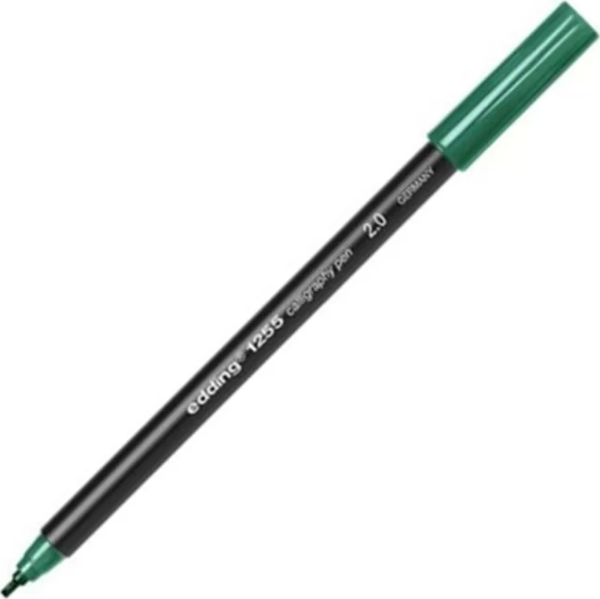 EDDİNG 1255 KALİGRAFİ KALEMİ 2mm ÇAM YEŞİLİ - Image 1