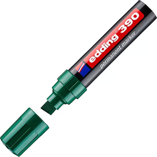 Edding E-390 Permanent Markör Yeşil - Image 1