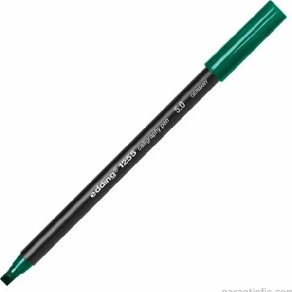 EDDİNG 1255 KALİGRAFİ KALEMİ 5mm ÇAM YEŞİLİ - Image 1