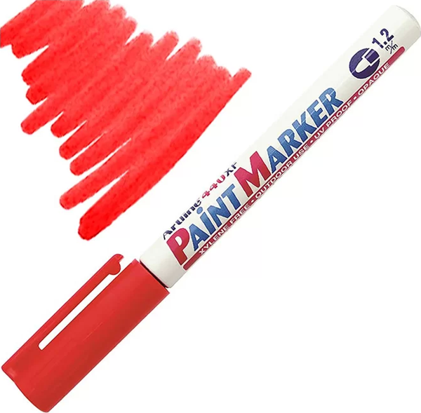 ARTLİNE 440XF ÇOK AMAÇLI PAİNT MARKÖR 1.2mm KIRMIZI - Image 1