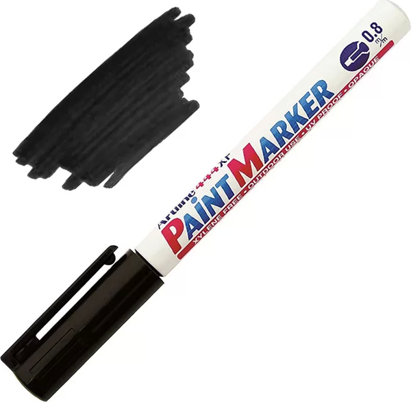 ARTLİNE 444XF ÇOK AMAÇLI PAİNT MARKÖR 0.8mm SİYAH - Image 1