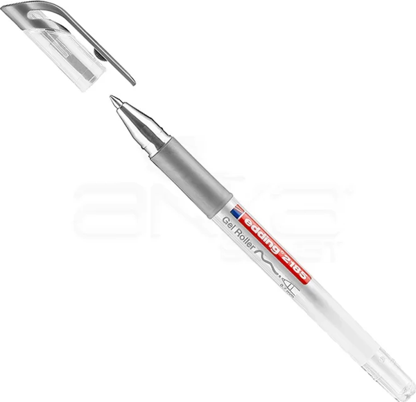 Edding 2185 Jel Roller Kalem 0.7mm-Gümüş - Image 1