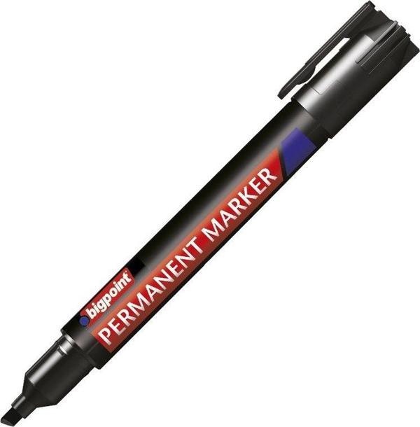 Bigpoint Permanent Markör Kesik Uç Siyah - Image 1