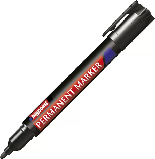Bigpoint Permanent Markör Yuvarlak Uç Siyah - Image 1