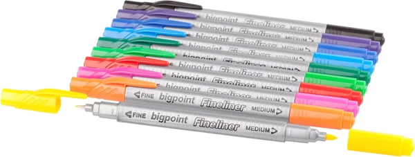 Bigpoint Twin(Çift uçlu) Fineliner Pembe - Image 1