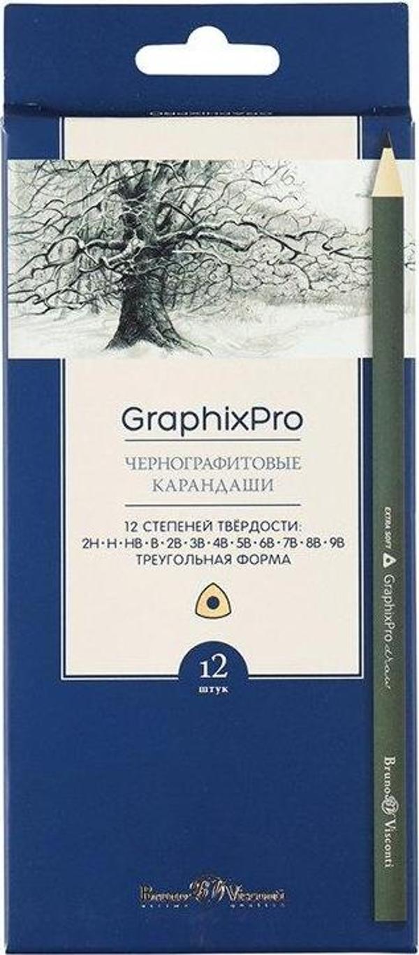 Bruno Visconti GraphixPro Kurşun Kalem Seti 12li 2H-9B No:21-0039 - Image 1