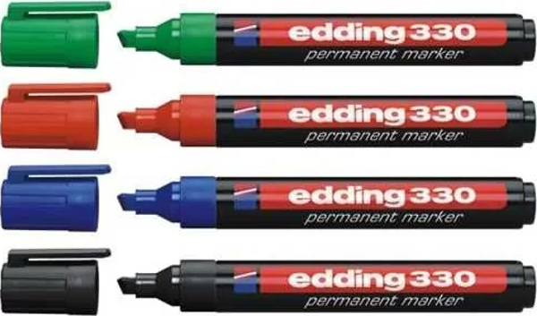 Edding 330 Permanent Markör Kalem Kesik Uç  1-5mm - Image 1