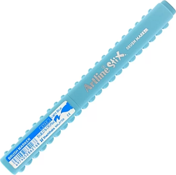 ARTLİNE ETX-F STİX BRUSH MARKÖR ESNEK FIRÇA UÇLU KEÇELİ KALEM AÇIK MAVİ - Image 1