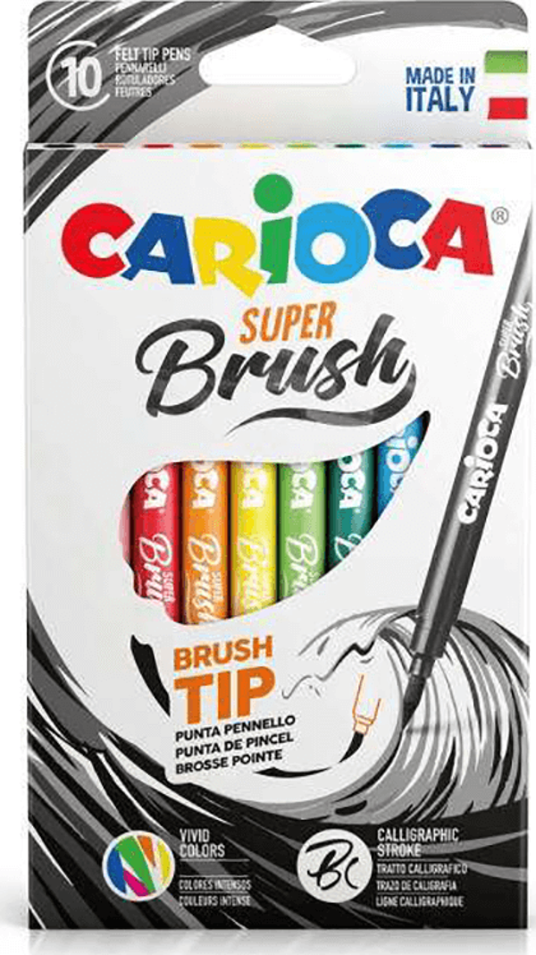 Carioca Keçeli Boya Kalemi Seti 10 Renk 42937 - Image 1