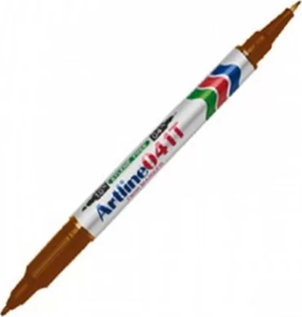 Artline Twin Marker Permanent Kalemi 041T Kahverengi - Image 1