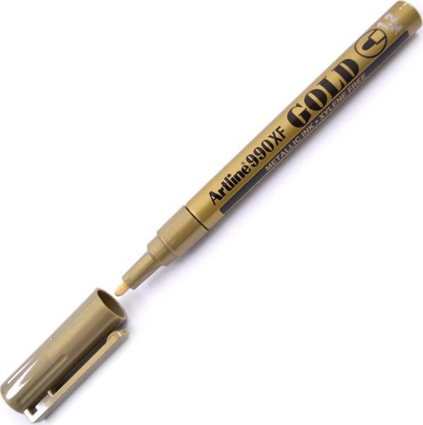 Artline Yaldızlı Marker Kalem Gold EK-990XF - Image 1