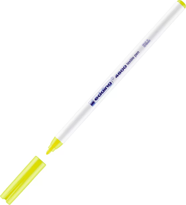 EDDİNG 4600 T-SHİRT BOYAMA KALEMİ FOSFORLU SARI - Image 1