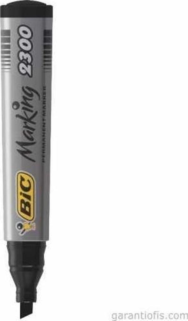 Bic 2300 Kesik Uçlu Siyah Permanent Marker Kalem - Image 1