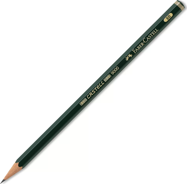 Faber Castell 9000 Dereceli Kurşun Kalem 8B 119008 - Image 1