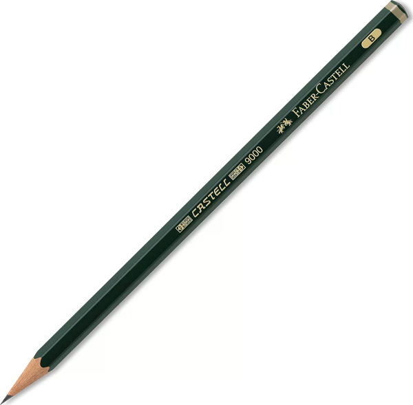 Faber Castell 9000 Dereceli Kurşun Kalem B 119001 - Image 1