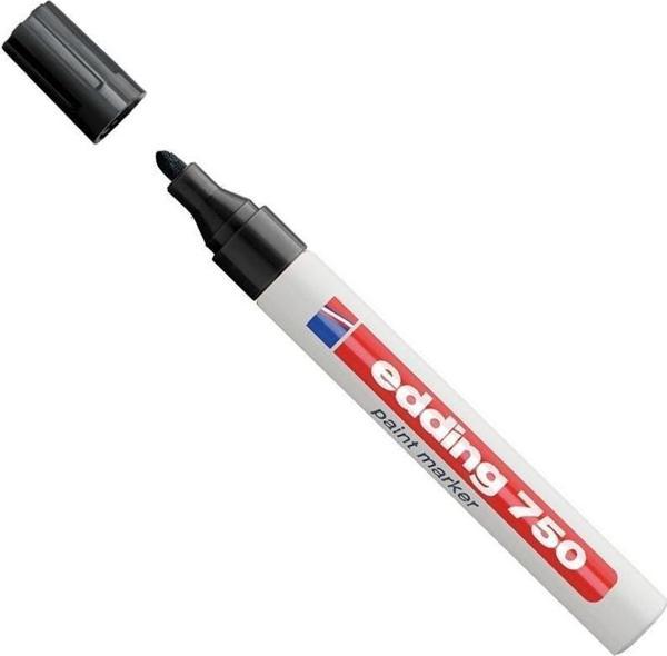 Edding 750 Tam Örtücü Siyah Boya Kalemi (Paint Marker) - Image 1