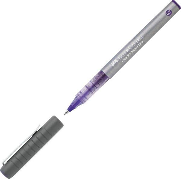 Faber Castell Free Ink Serisi Roller Kalem 0.7mm Menekşe 5020348136 - Image 1