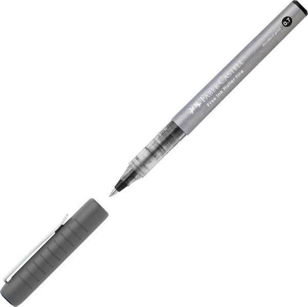 Faber Castell Free Ink Serisi Roller Kalem 0.7mm Siyah 5020348199 - Image 1