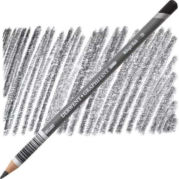 Derwent Graphitint Sulandırılabilen Renkli Grafit Kalem -Midnight Black - Image 1