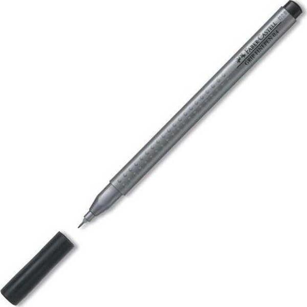 Faber Castell Grip Finepen Keçeli Kalem 0.4 mm Siyah - Image 1