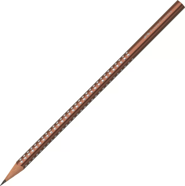 Faber Castell Grip Sparkle Üçgen Kurşun Kalem Bronz 118339 - Image 1