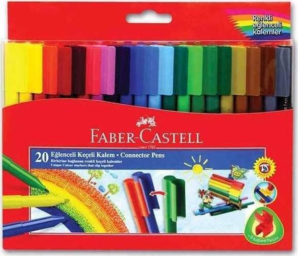 Faber Castell Keçeli Kalem Eğlenceli 20'li 5068112000 - Image 1
