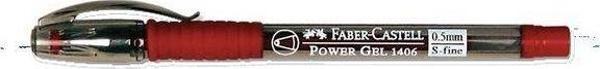 FABER-CASTELL POWER GEL JEL KALEM 0.5 KIRMIZI (140621) - Image 1
