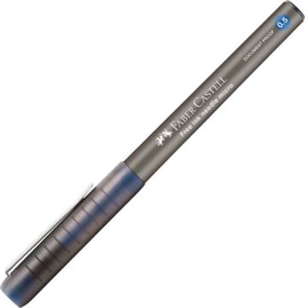 FABER-CASTELL ROLLER FREE İNK NEEDLE ROLLER KALEM 0.5 MAVİ (348601) - Image 1
