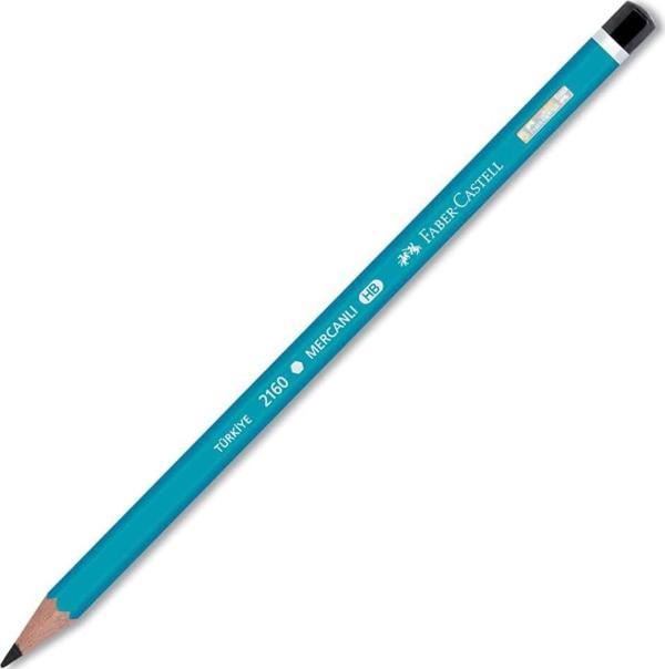 Faber Castell Köşeli Mercanlı Kurşun Kalem - Image 1