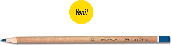 Faber Castell Kurşun Kalem Başlık Natural Mavi - Image 1