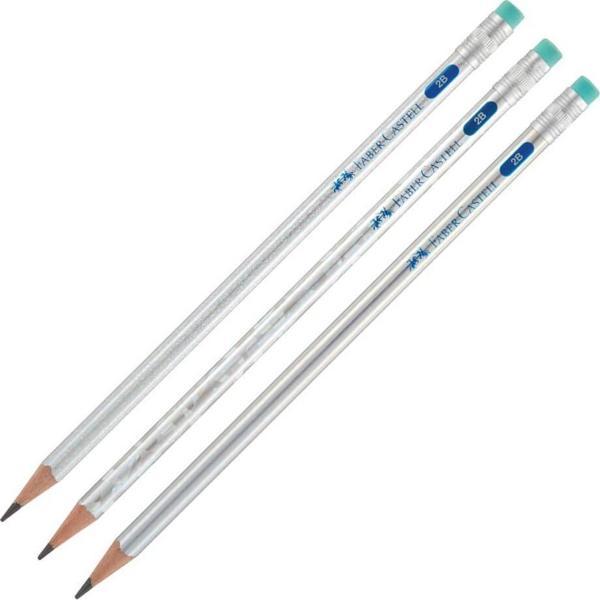 Faber Castell Kurşun Kalem Holographic Serisi 2B Silgili 5244000020 - Image 1
