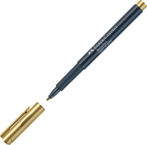 Faber Castell Metalik Markör Altın 160750 - Image 1
