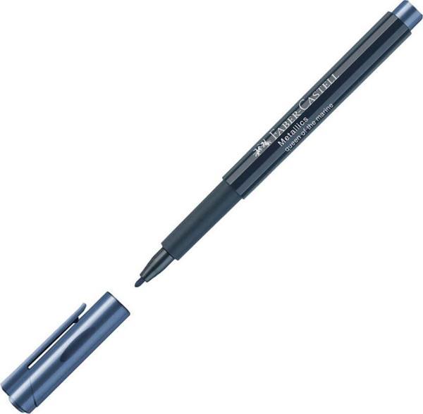 Faber Castell Metalik Markör Kalem 1.5mm Deniz Mavisi 5040160753 - Image 1