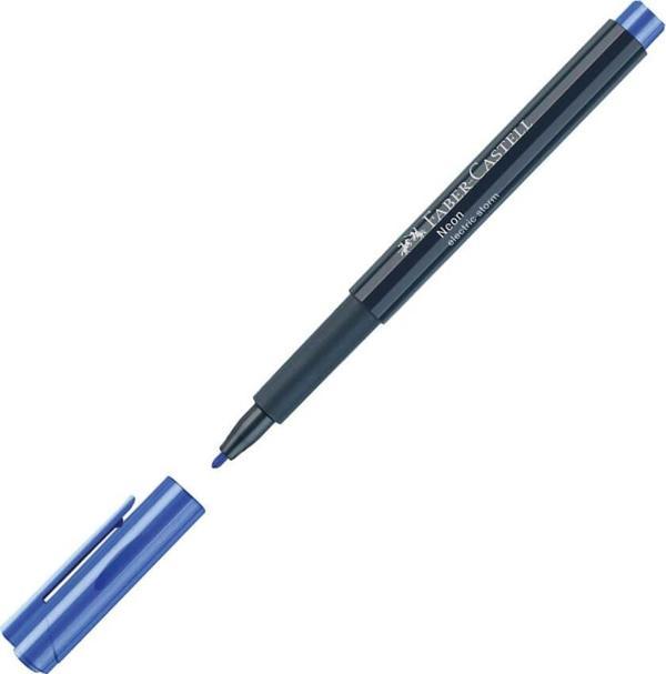 Faber Castell Neon Markör Kalem Mavi 5040160851 - Image 1