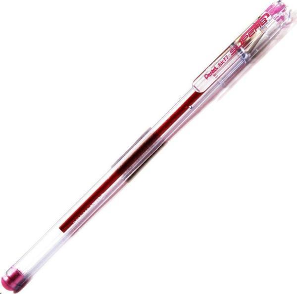 Pentel Yağ Bazlı Roller Kalem 0.7 mm Pembe BK77-P - Image 1