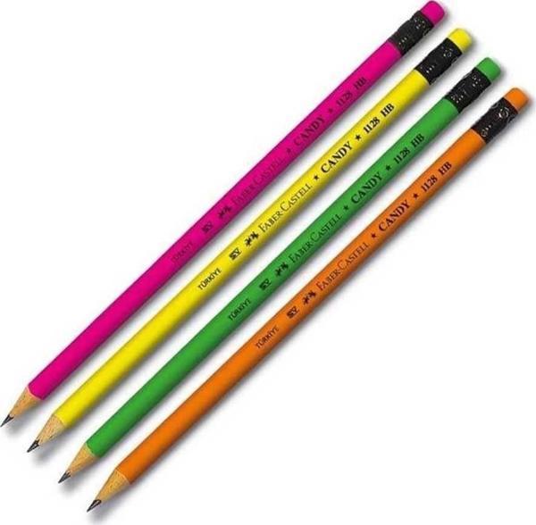 Faber Kurşun Kalem Candy Silgili 112802 - Image 1
