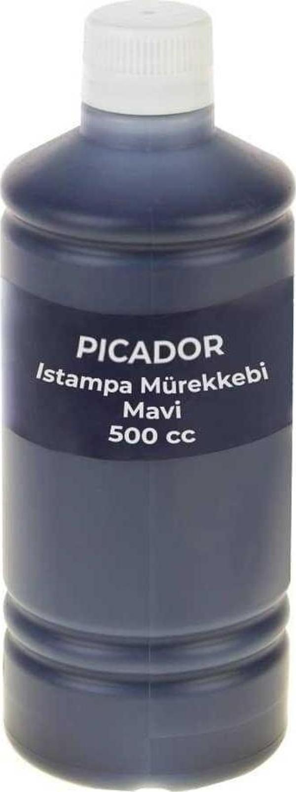 Picador Stampa Mürekkebi 500 cc Mavi - Image 1