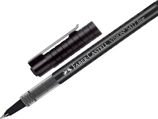 FABER-CASTELL 5417 VİSİON ROLLER KALEM 0.4 SİYAH (541799) - Image 1
