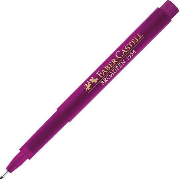 FABER-CASTELL BROADPEN ROLLER KALEM MAGENTA (155437) - Image 1