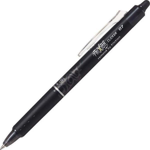 PİLOT FRİXİON CLİCKER İĞNE UÇLU ROLLER KALEM 0.7 SİYAH (51006716) (BLRT-FR7-B) - Image 1