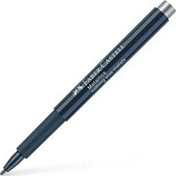 FABER-CASTELL ÇOK AMAÇLI MARKÖR METALİK GÜMÜŞ (160751) - Image 1
