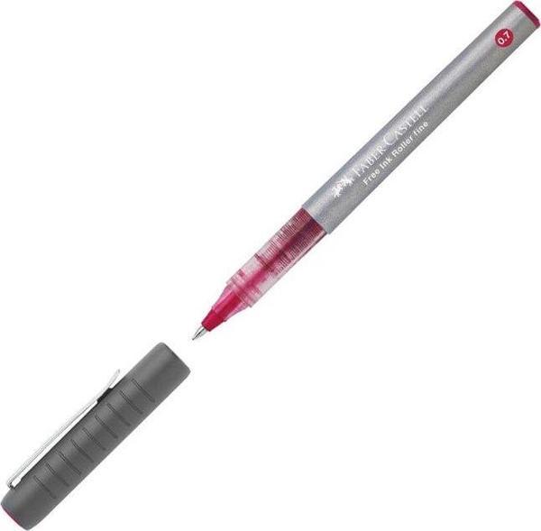 FABER-CASTELL FREE İNK ROLLER KALEM 07 KOYU KIRMIZI (348126) - Image 1