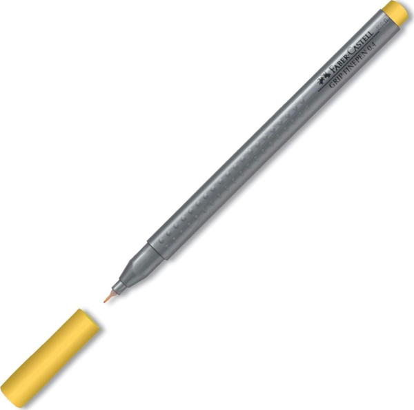 FABER-CASTELL GRİP FİNEPEN 0.4mm KEÇE UÇ SARI (151607) - Image 1