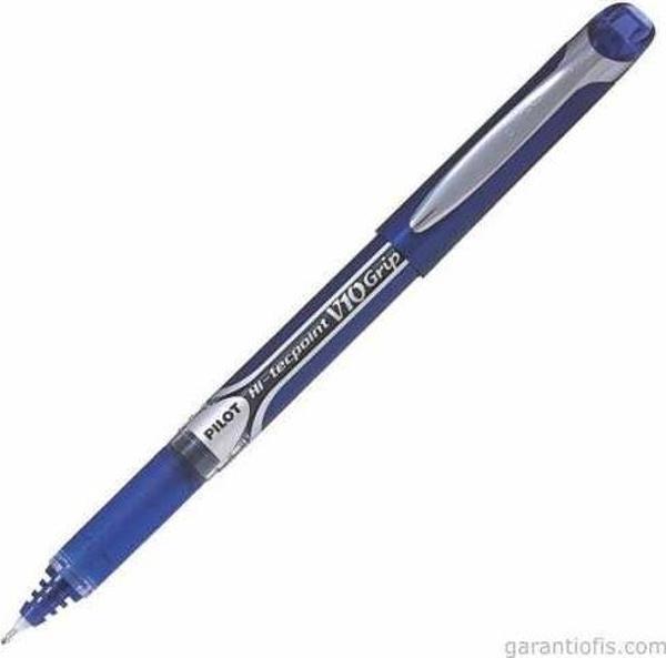 Pilot V10 Grip Hi-Tecpoint Mavi İğne Uçlu Roller Kalem - Image 1