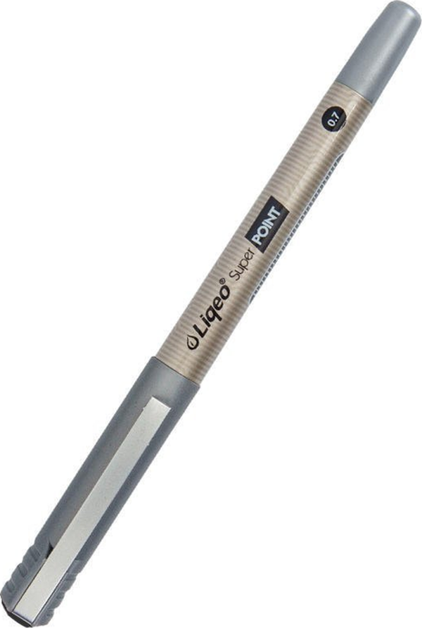LİQEO R-5004 İĞNE UÇLU ROLLER KALEM 0.7 SİYAH - Image 1