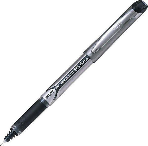 PİLOT V5 GRİP İĞNE UÇLU ROLLER KALEM SİYAH (51002121) (BXGPN-V5-B) - Image 1