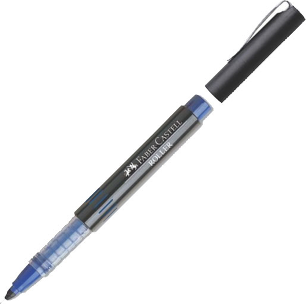 FABER-CASTELL İĞNE UÇLU ROLLER KALEM MAVİ (540551) - Image 1